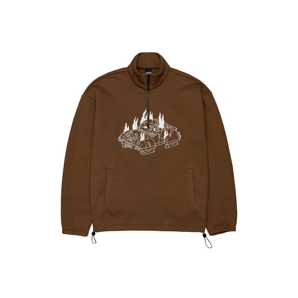 Lanee Clothing Streetwear CATMOBILE HALF-ZIP