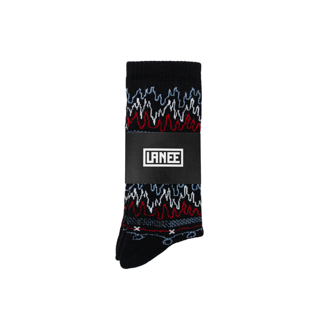 Lanee Clothing Streetwear BURNING BOARDERS SOCKS