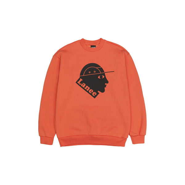 Lanee Clothing Streetwear CORAL MAN IN HAT CREWNECK