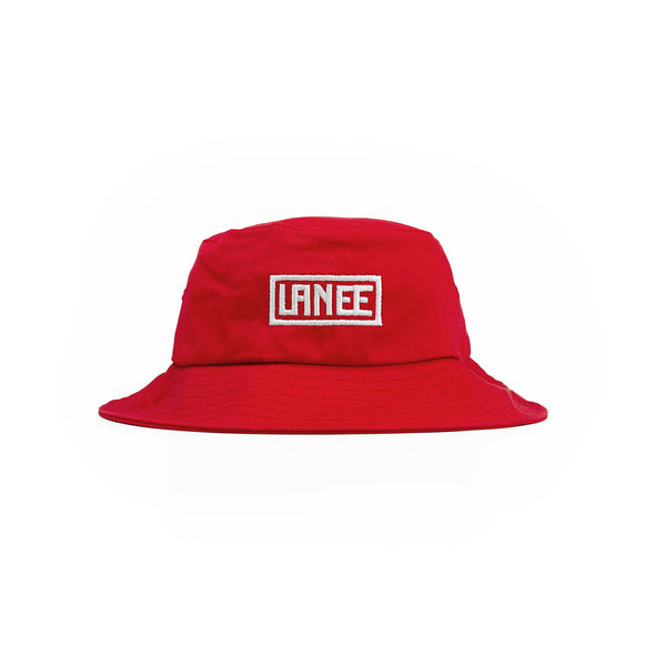 Lanee Clothing Streetwear RED BUCKET HAT