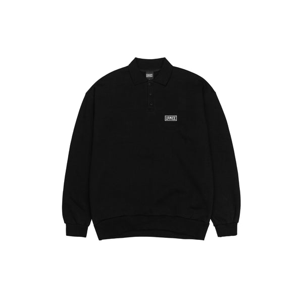 Lanee Clothing Streetwear BLACK POLO SWEAT