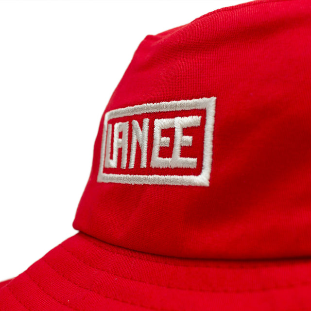 Lanee Clothing Streetwear RED BUCKET HAT