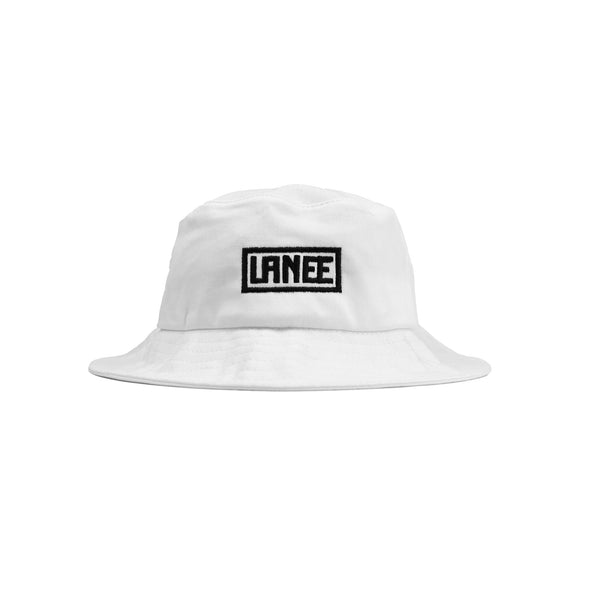 Lanee Clothing Streetwear WHITE BUCKET HAT