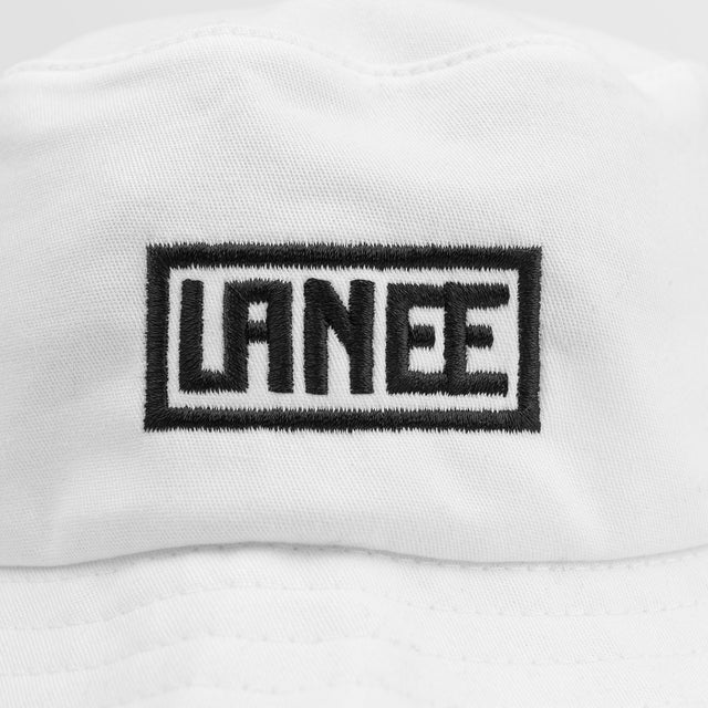 Lanee Clothing Streetwear WHITE BUCKET HAT