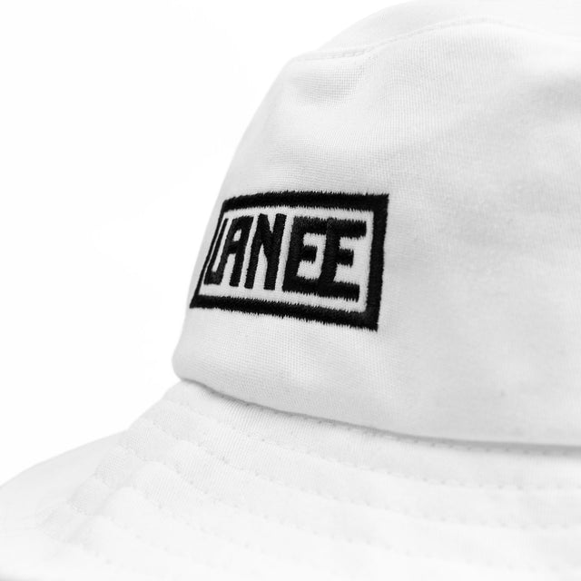 Lanee Clothing Streetwear WHITE BUCKET HAT