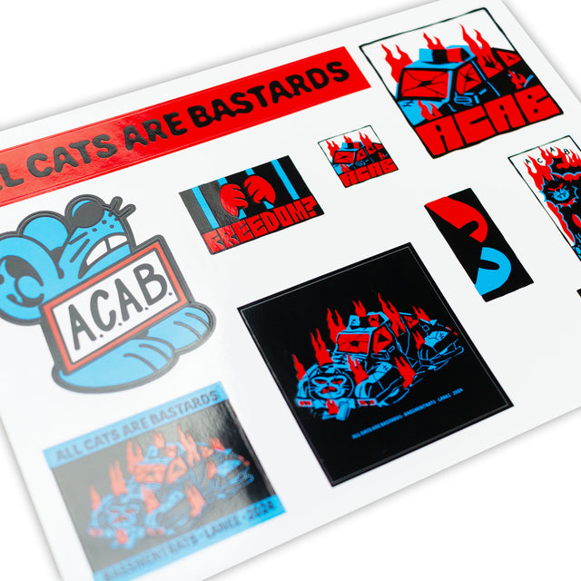 Lanee Clothing Streetwear ACAB STICKERS