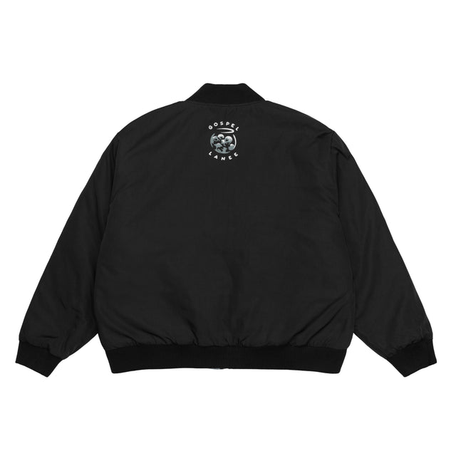 Lanee Clothing Streetwear GOSPEL REVISIBLE BOMBER JACKET