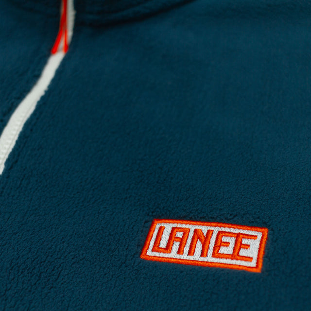 Lanee Clothing Streetwear 3-COLOR PETROL HALF-ZIP FLEECE