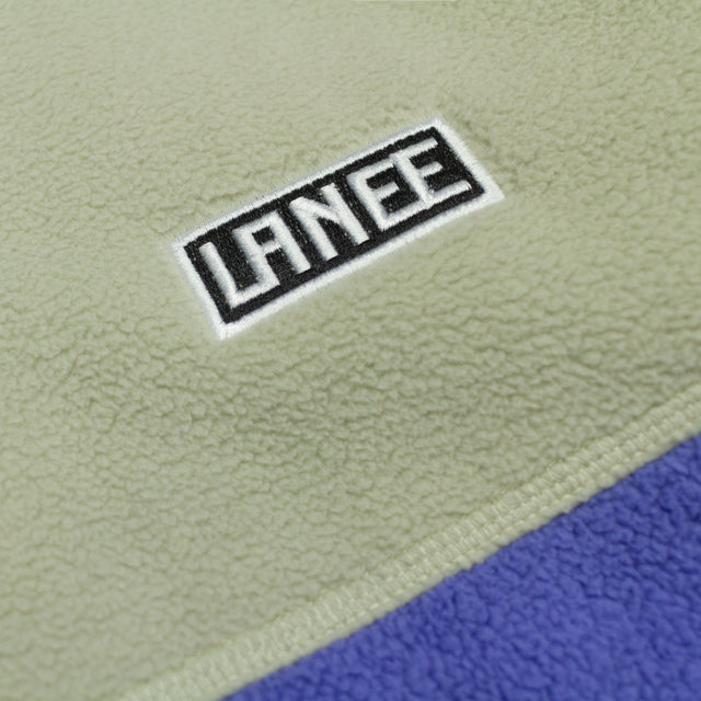 Lanee Clothing Streetwear 3-COLOR PURPLE HALF-ZIP FLEECE