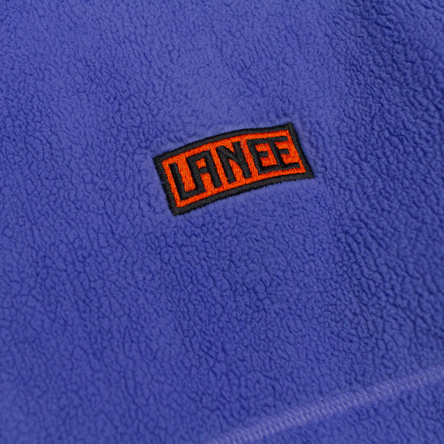 Lanee Clothing Streetwear PURPLE HALF-ZIP FLEECE