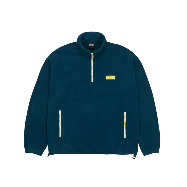 Lanee Clothing Streetwear PETROL HALF-ZIP FLEECE