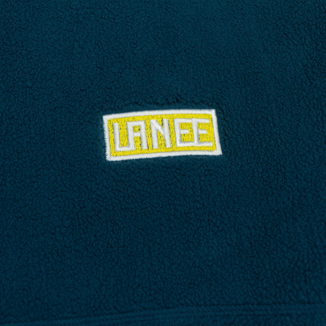 Lanee Clothing Streetwear PETROL HALF-ZIP FLEECE