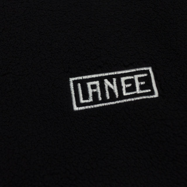 Lanee Clothing Streetwear BLACK FLEECE HOODIE