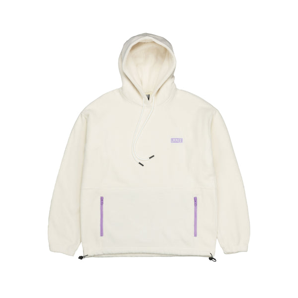 Lanee Clothing Streetwear BEIGE FLEECE HOODIE