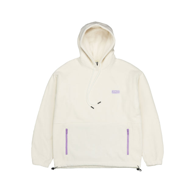 Lanee Clothing Streetwear BEIGE FLEECE HOODIE