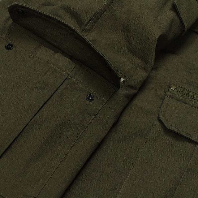 Lanee Clothing Streetwear OLIVE/BROWN RIPSTOP CARGO