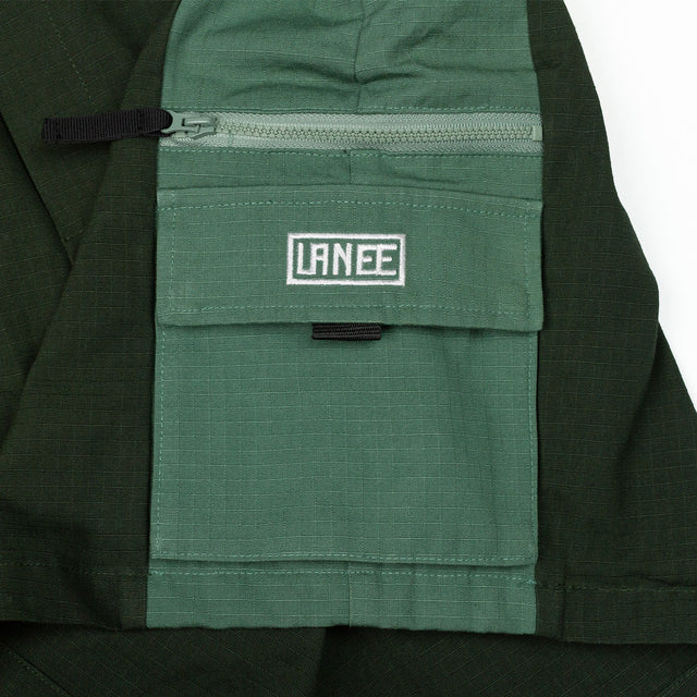 Lanee Clothing Streetwear GREEN CARGO SHORTS