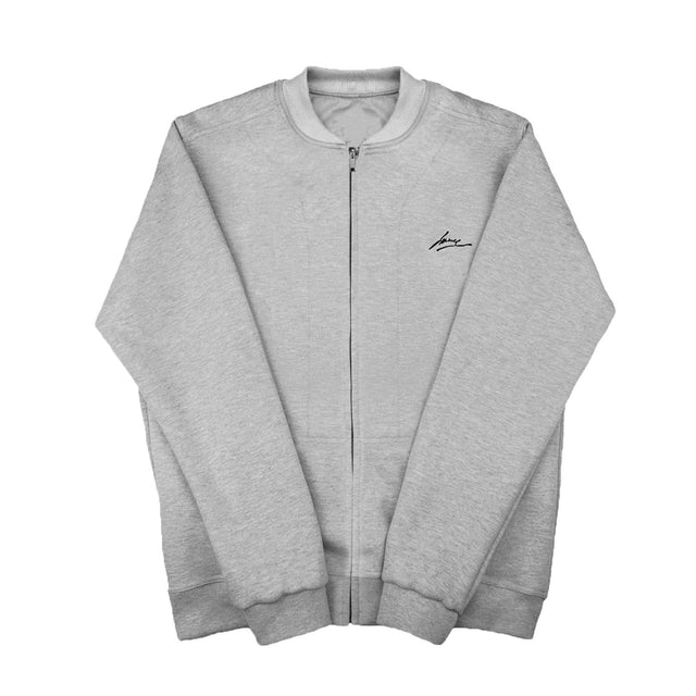 Lanee Clothing Streetwear GREY CREWNECK JACKET